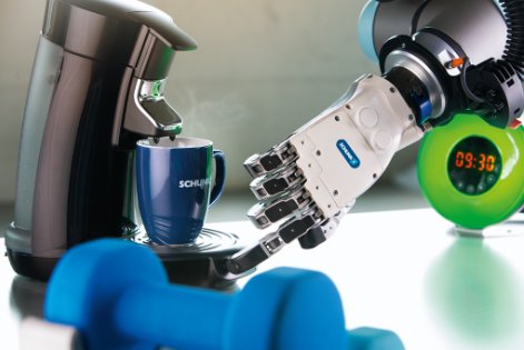SCHUNK SIH power hand handling an object